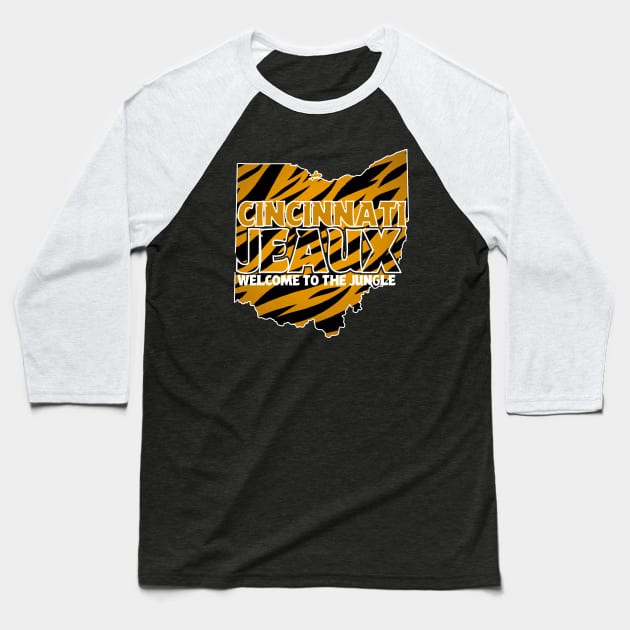 Cincinnati Jeaux Burrow Baseball T-Shirt by RUS